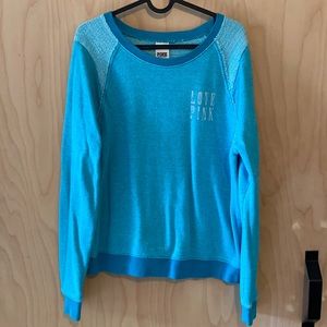 PINK Victoria’s Secret aqua blue sweater